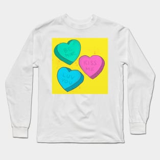 Candy hearts Long Sleeve T-Shirt